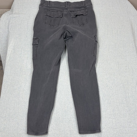 Spanx Women's 2X Gray Cargo Skinny Pants Gray Stretch Utility - Picture 8 of 10